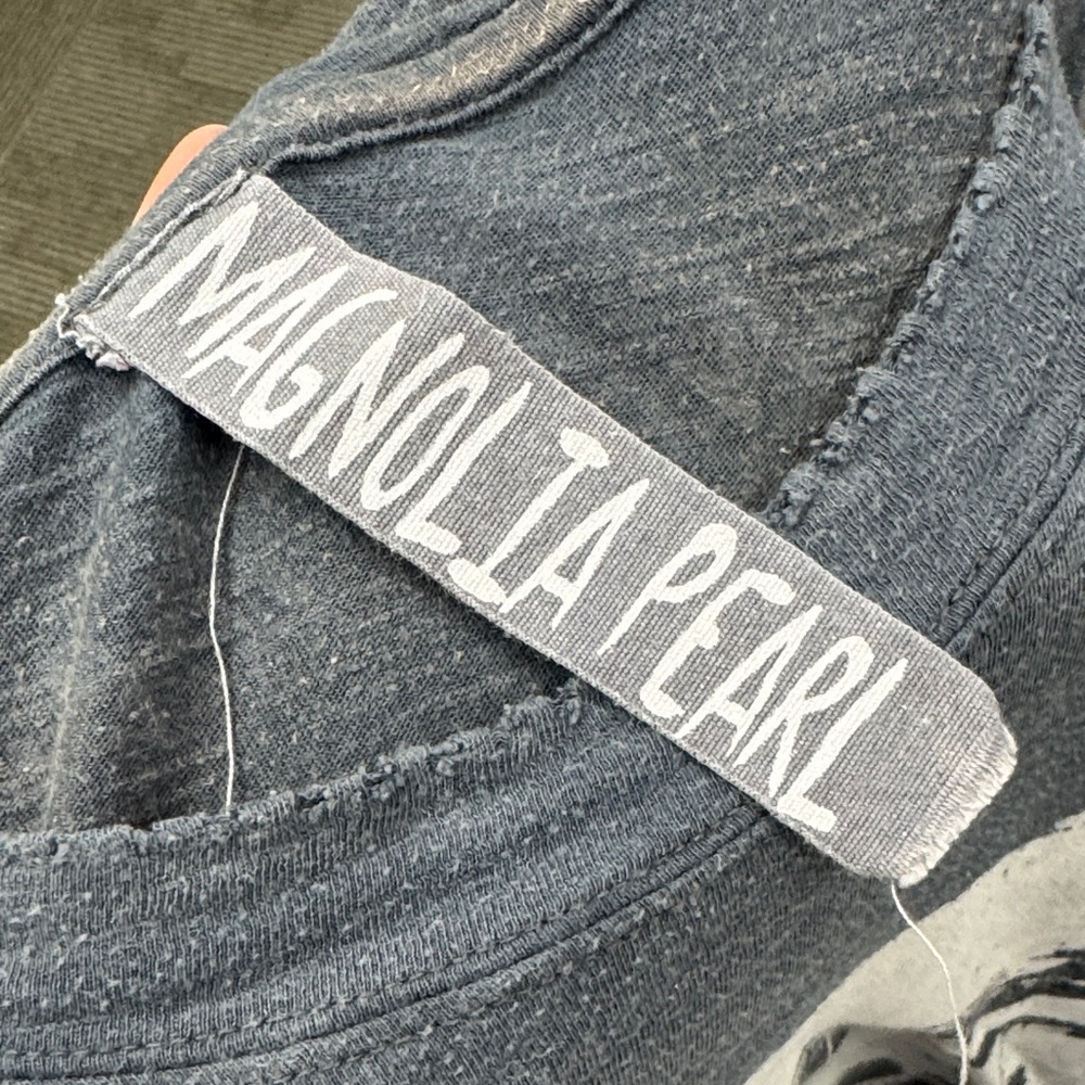 Magnolia Pearl Cotton Jersey Oversized Hi Lo Baja Surf Francis Pullover Tee, OS - Picture 5 of 9